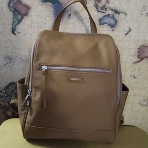 Relic by Fossil Tan Backpack Purse NEW!